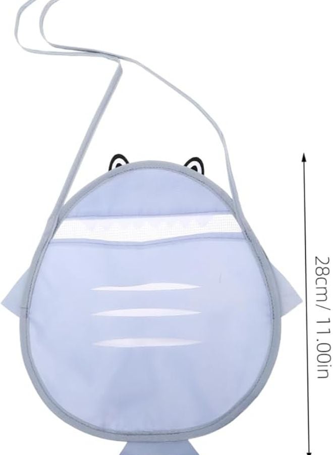 Shark Cartoon Beach Bag Large Capacity Storage For Boys Girls Outdoor Activities - Image 2